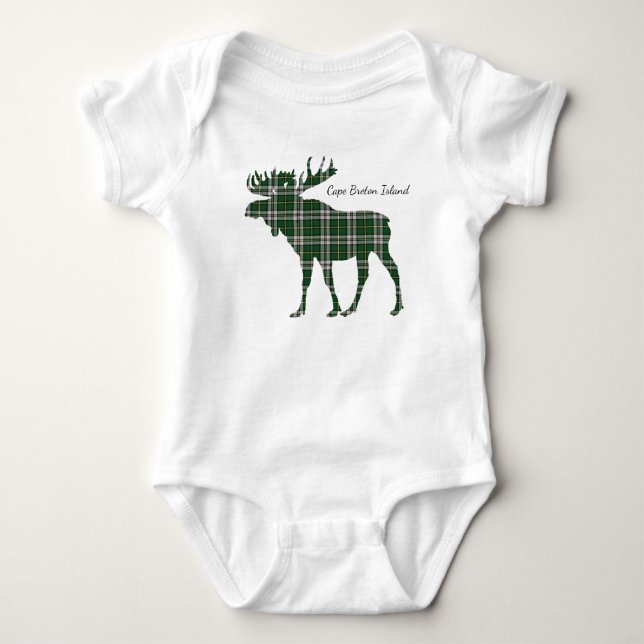 Niedliches Kap-Breton-Island-Shirt Baby Strampler (Vorderseite)