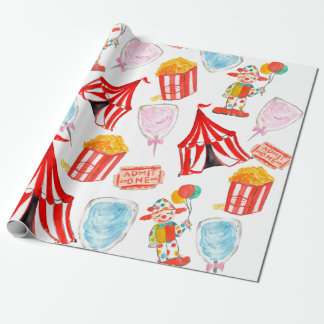 Niedliches Karneval-Kids-Party Geschenkpapier