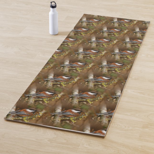 Niedliches Kastaniengebirge auf der Birne Yogamatte (Beispiel)