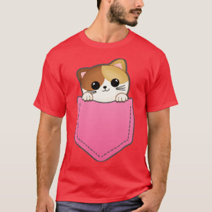 Niedliches Kätzchen in einer Tasche T-Shirt