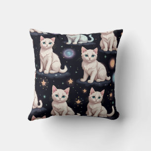 Niedliches Katzen Muster Kissen