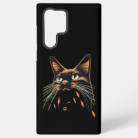 Niedliches Katzen Nachts Funny Cat Lover Spaß Witz
