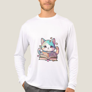 niedliches Katzendesign Tri-Blend Shirt
