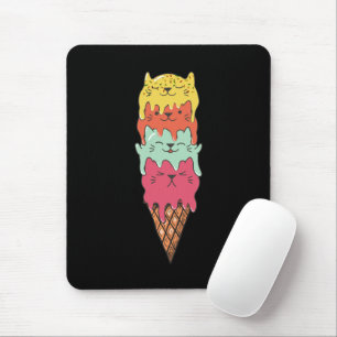 Niedliches Katzeneis   Kawaii Kittens Mousepad