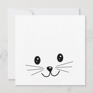 Niedliches Katzengesicht.
