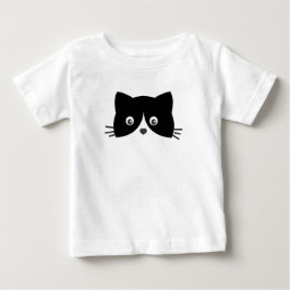 Niedliches Katzengesicht Baby T-shirt