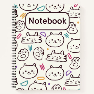 niedliches Katzenheft Notizbuch