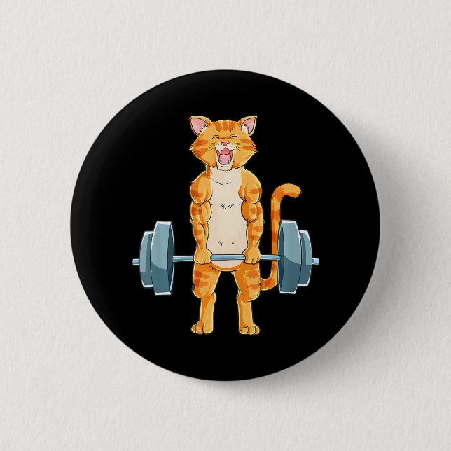 Niedliches Katzenheften Button (Vorderseite)