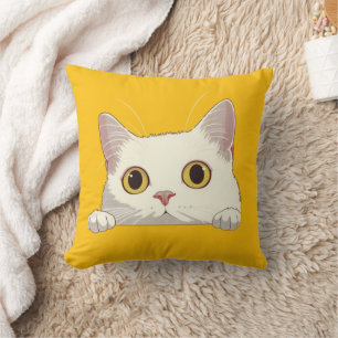 Niedliches Katzenkissen Adorable Gift für Katzen L Kissen