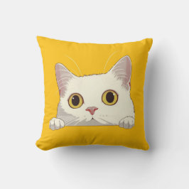 Niedliches Katzenkissen Adorable Gift für Katzen L Kissen