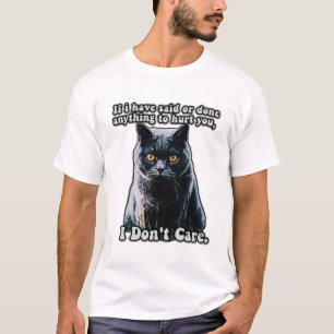 Niedliches Katzenmem für Katzenliebhaber und Katze T-Shirt