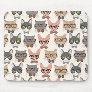 Niedliches Katzenmuster Mousepad