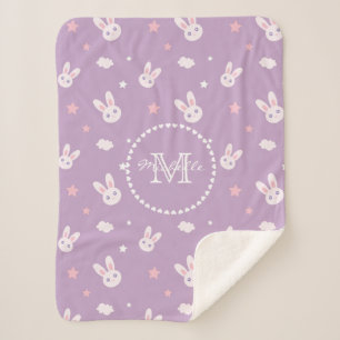 Niedliches Kawaii Girly rosa Sherpadecke
