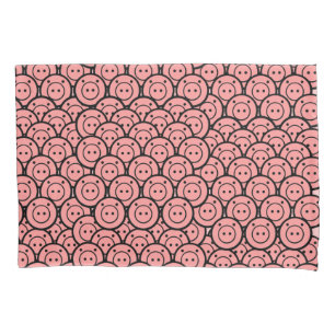 Niedliches Kawaii Pink Pigments & Ferkel Muster Ve Kissenbezug