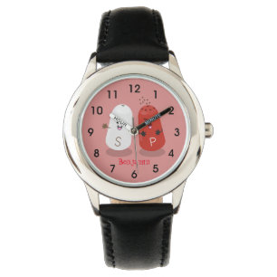 Niedliches Kawaii-Salz und Pfefferschüttler Cartoo Armbanduhr