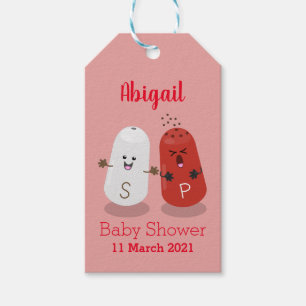 Niedliches Kawaii-Salz und Pfefferschüttler Cartoo Geschenkanhänger