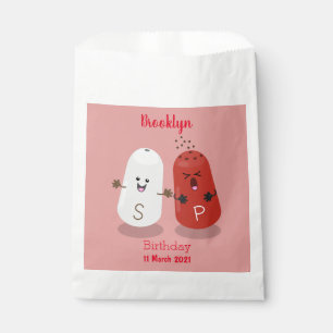Niedliches Kawaii-Salz und Pfefferschüttler Cartoo Geschenktütchen