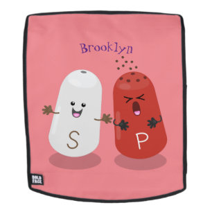 Niedliches Kawaii-Salz und Pfefferschüttler Cartoo Rucksack