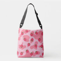 Niedliches Kawaii Strawberry Cow Muster