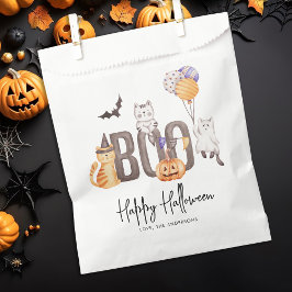 Niedliches kid's Happy Halloween Katzen Ghosts Pum Geschenktütchen