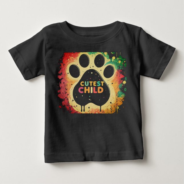 Niedliches Kind Baby T-shirt (Vorderseite)
