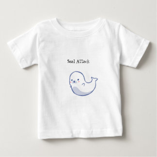 Niedliches KinderSiegel-Angriffs-T-Shirt Baby T-shirt