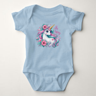 Niedliches Kinderspiel mit Blume für Frauen und Mä Baby Strampler