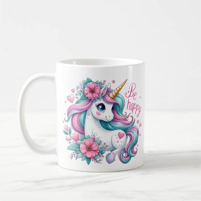 Niedliches Kinderspiel mit Blume für Frauen und Mä Kaffeetasse (Links)