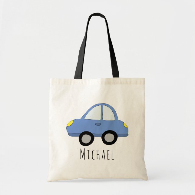 Niedliches Kinderwagen und Name Tragetasche (Vorne)