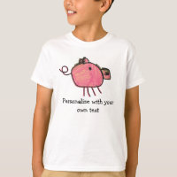 Niedliches Kinderzeichenstift-Schwein-Shirt