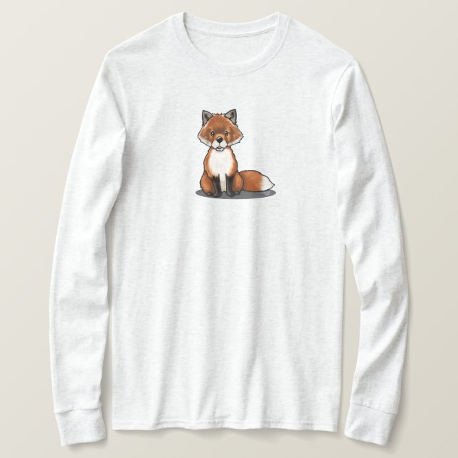 Niedliches KiniArt FoxT-Shirt T-Shirt (Design vorne)