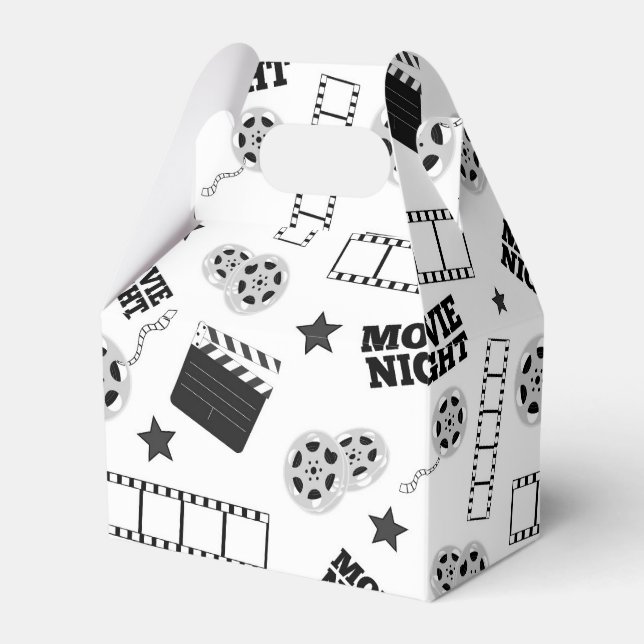 Niedliches Kinotheater Party gekachelt Geschenkschachtel (Vorderseite)