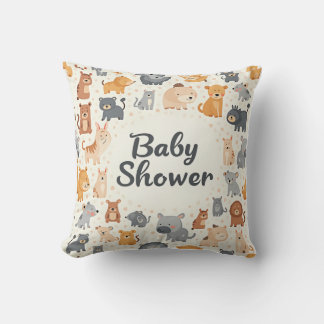 Niedliches Kissen für Babydusche