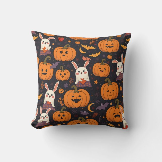 Niedliches Kissen zu Halloween (Vorderseite)