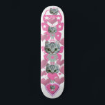 niedliches kitschiges rosa Skateboard<br><div class="desc">niedliche Skateboard</div>
