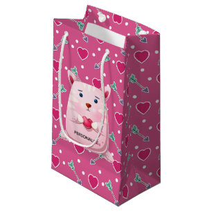 Niedliches Kitty-Herz Kleine Geschenktüte