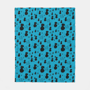 Niedliches Kittymuster Fleecedecke