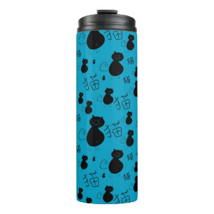 Niedliches Kittymuster Thermosbecher