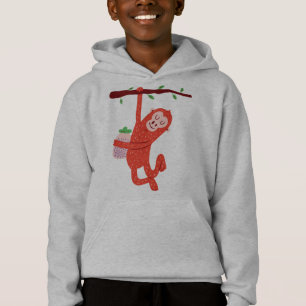 Niedliches Kleinaffen-Design Hoodie