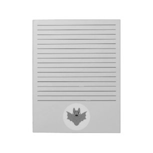 Niedliches kleines Bat Notizblock