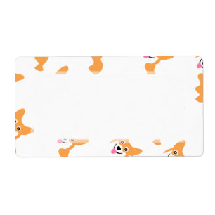 Niedliches kleines Corgi-Muster