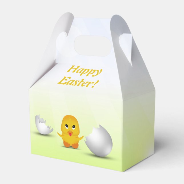 Niedliches kleines glückliches Osterbaby Geschenkschachtel (Vorderseite)