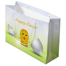 Niedliches kleines glückliches Ostern-Baby-Küken