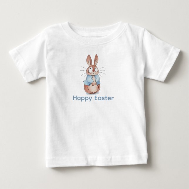 Niedliches kleines glückliches Ostern Baby T-shirt (Vorderseite)
