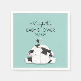 Niedliches kleines Kuh Baby Duschpapier Napkins Serviette