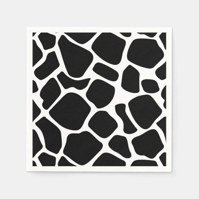Niedliches kleines Kuh Print Baby Duschpapier Napk Serviette (Vorderseite)