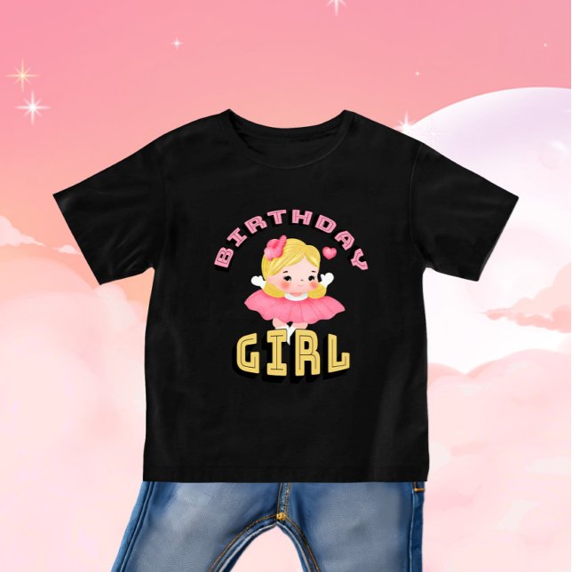 Niedliches kleines Mädchen Baby T-shirt (Von Creator hochgeladen)