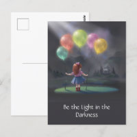 Niedliches kleines Mädchen mit Balloons