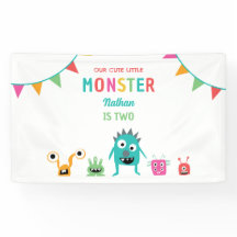 Niedliches kleines Monster Geburtstag Kinder Junge