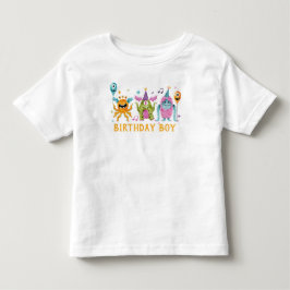 Niedliches Kleines Monster Geburtstagskind Kleinkind T-shirt